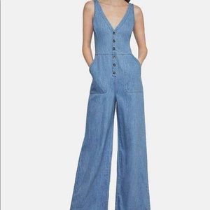 NWT Denim Jumpsuit